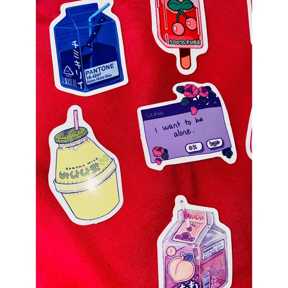 Lot of 26 Kawaii Stickers for Water Bottle, Laptop Etc.